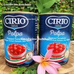 Sauce tomato CIRIO Italy POLPA chopped tomatoes 400g